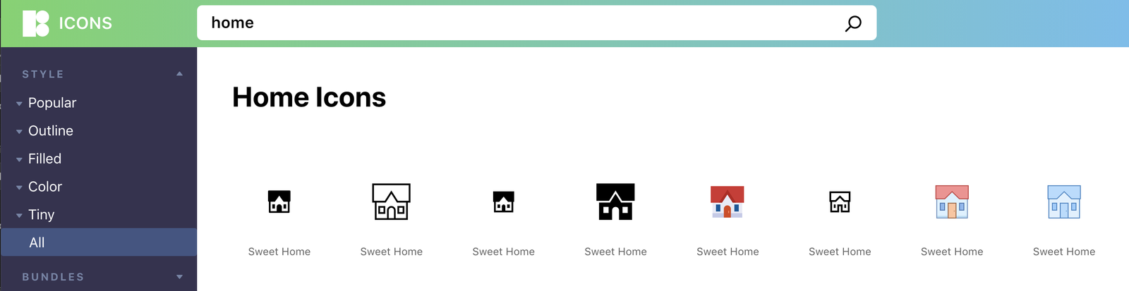 為了更好的搜索和下載體驗(yàn)，ICONS8 重新設(shè)計(jì)了網(wǎng)站